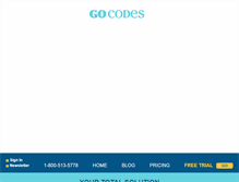 Tablet Screenshot of gocodes.com